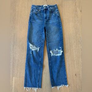 PAIGE Women’s Stella Crop Ripped Jeans